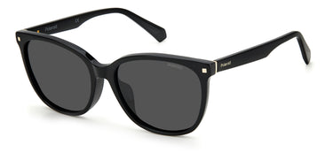 Women Polaroid Sunglasses: PLD 4113/F/S/X - Black - SpecSMART Eye Clinic (Diagonal View)